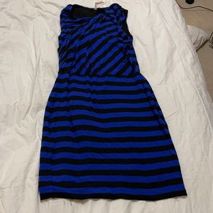 Bailey 44 Blue Striped Dress Small S